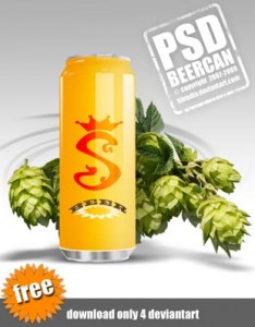 Download PSD GRATIS: Mockup Lata de Cerveza Photoshop template plantilla editable | | Recursos Photoshop ...